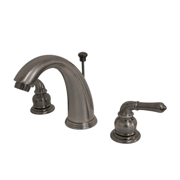 KB983 Widespread Bathroom Faucet, Black Stainless
